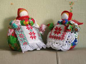 Кубышки-Травницы (тряпичные куклы)