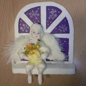 "Рождественский ангел"  (ватная игрушка) Таня Б.
